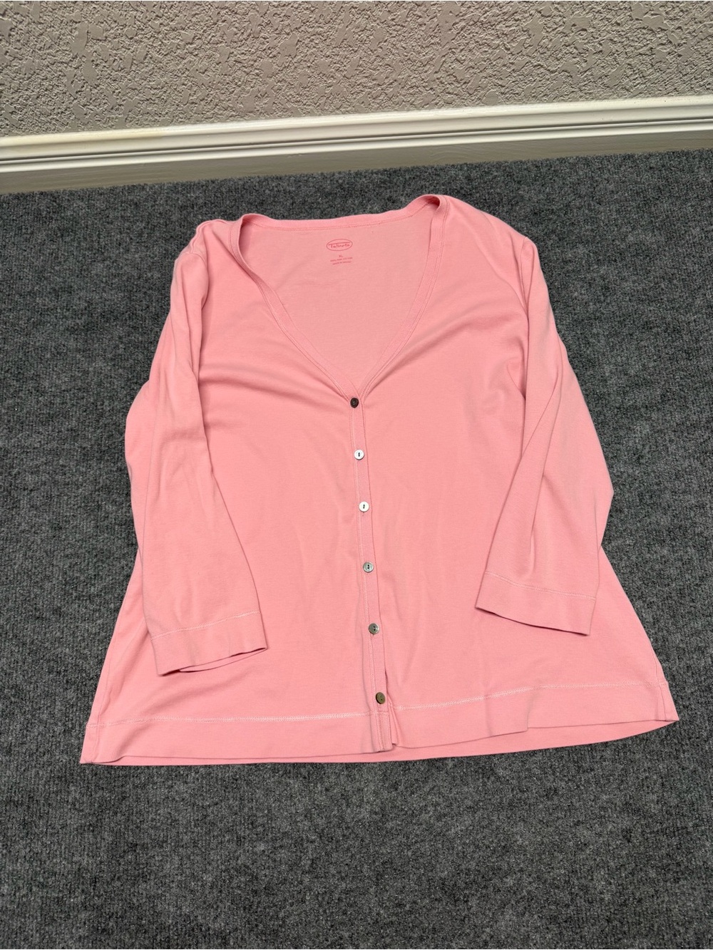 Talbots Pink Button-Front Women's Top